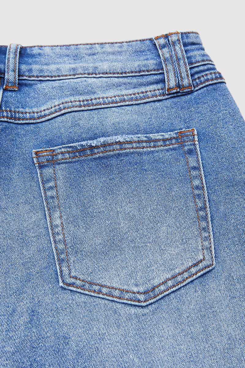 Jeans Women Straight Leg Mid Rise – Casual