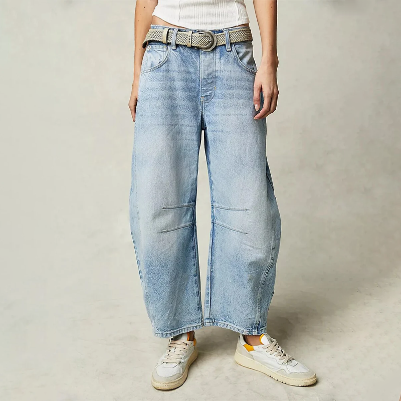 Jeans Women Relaxed Fit High Waist – Casual