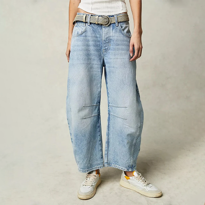 Jeans Women Relaxed Fit High Waist – Casual