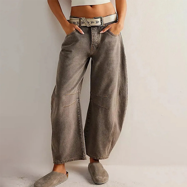Jeans Women Relaxed Fit High Waist – Casual