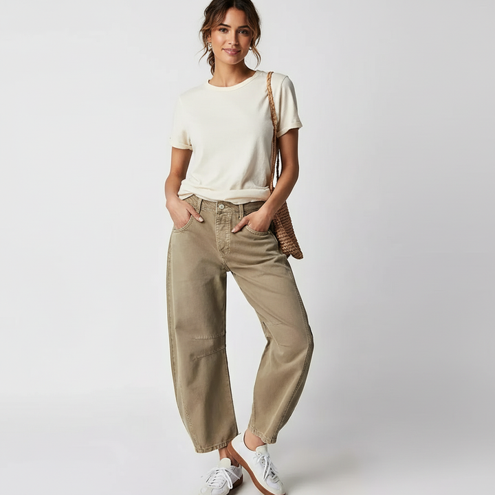Jeans Women Relaxed Fit High Waist – Casual