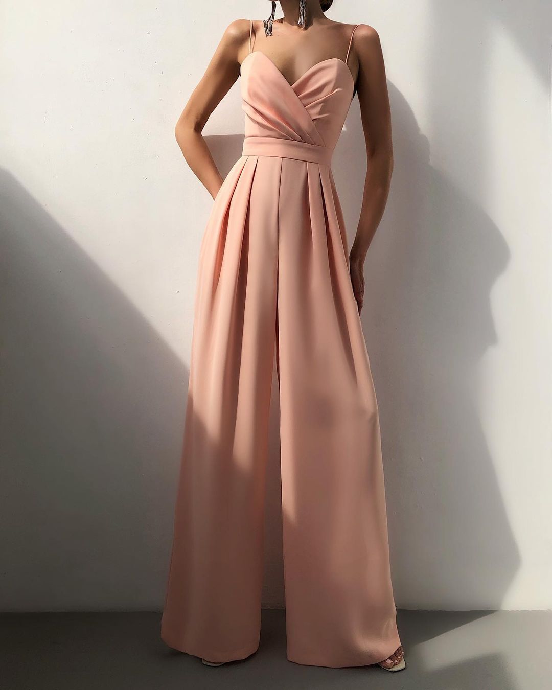 Jumpsuit Women Wide Leg Straps – Summer