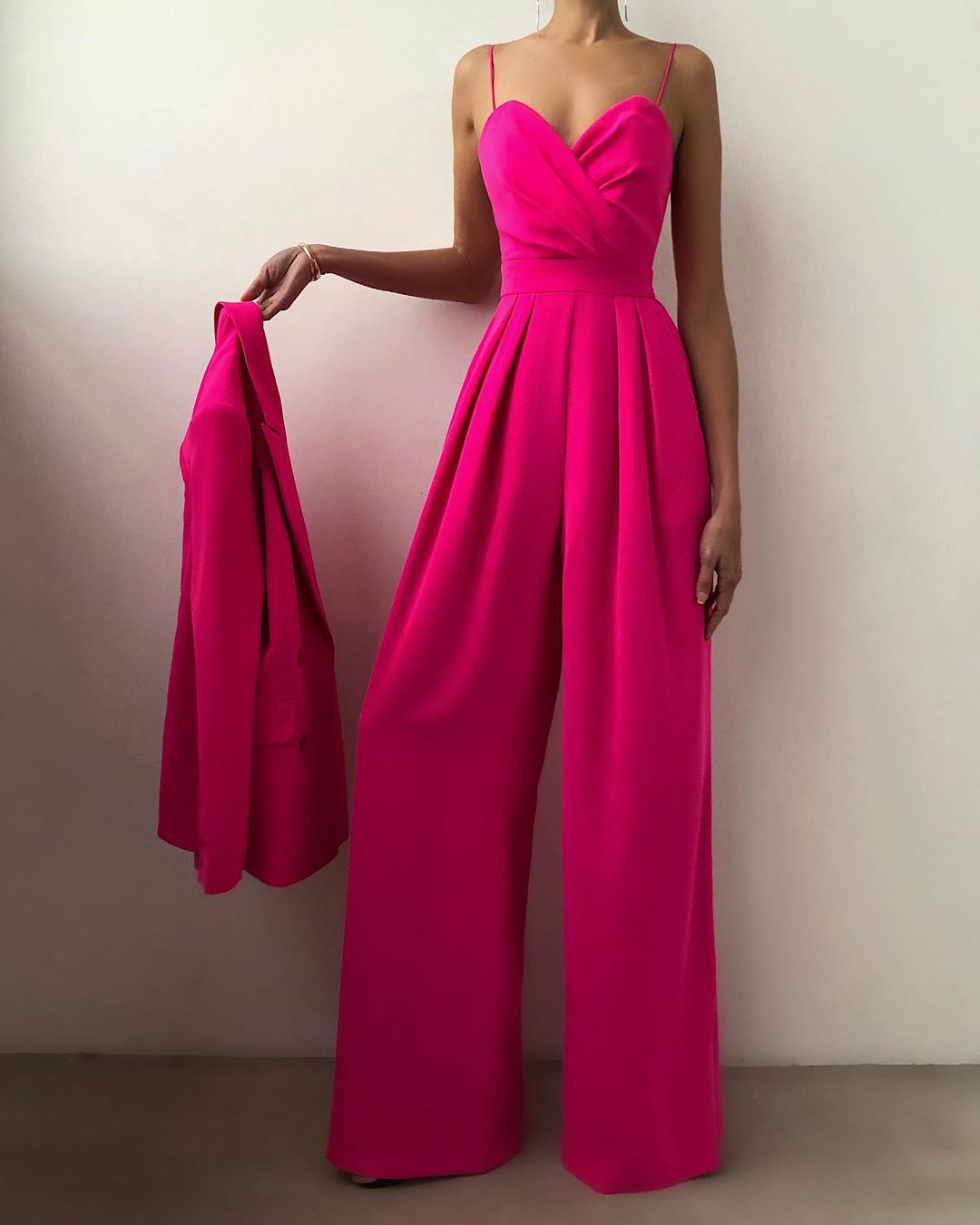 Jumpsuit Women Wide Leg Straps – Summer