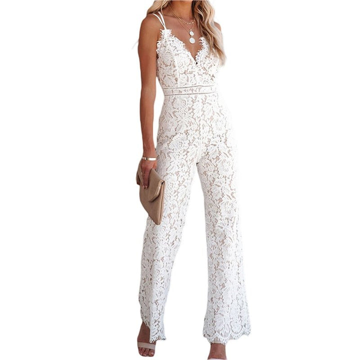 Jumpsuit Women Lace Long Sleeve – Party
