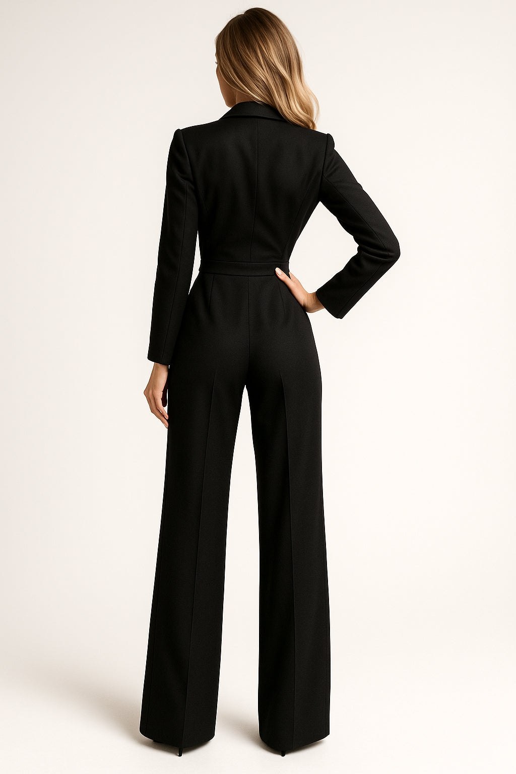 Jumpsuit Women V-Neck Wide Leg – Wedding