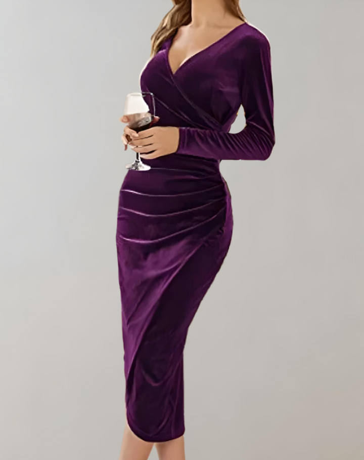 Dress Women Bodycon Velvet – Party