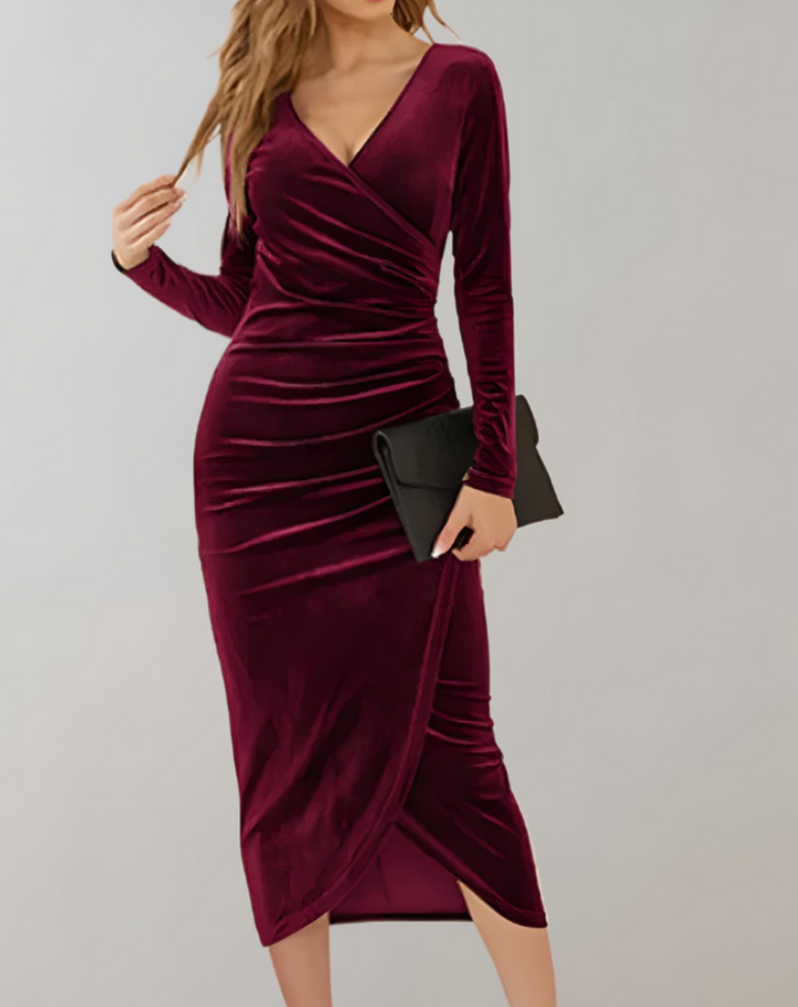 Dress Women Bodycon Velvet – Party