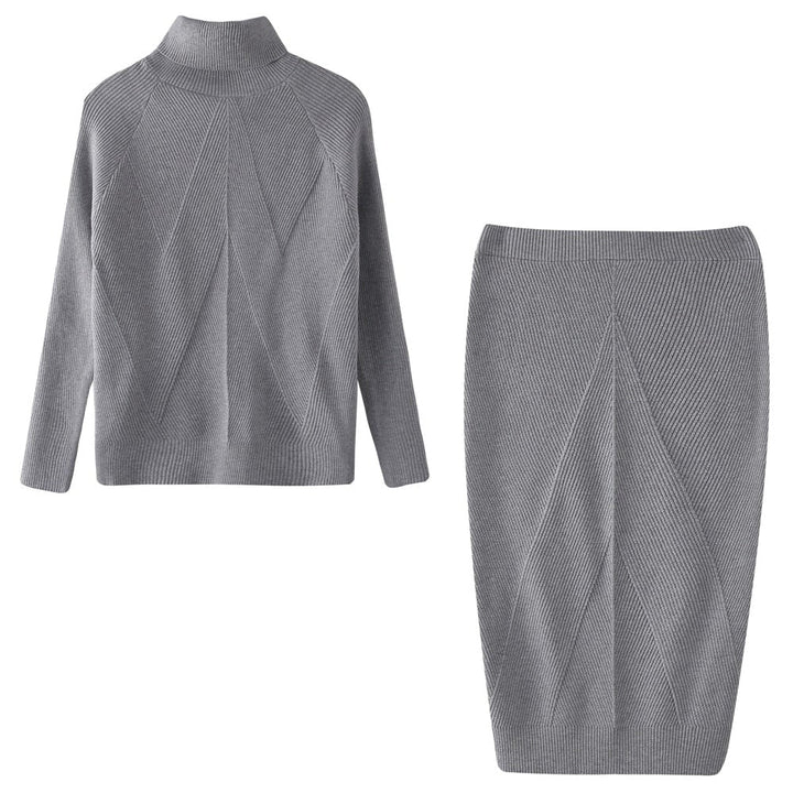 Dress Women Knitted Comfortable Long Sleeve – Winter