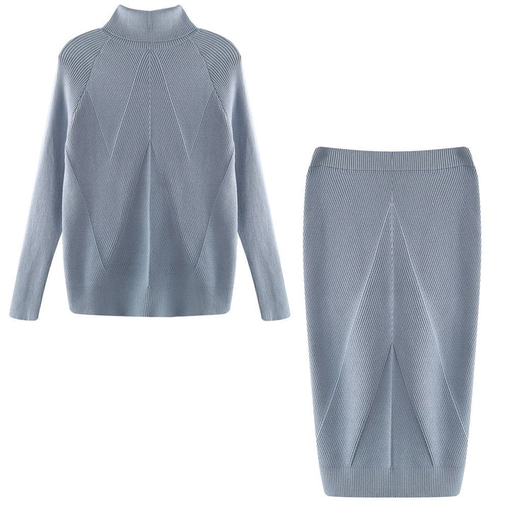 Dress Women Knitted Comfortable Long Sleeve – Winter