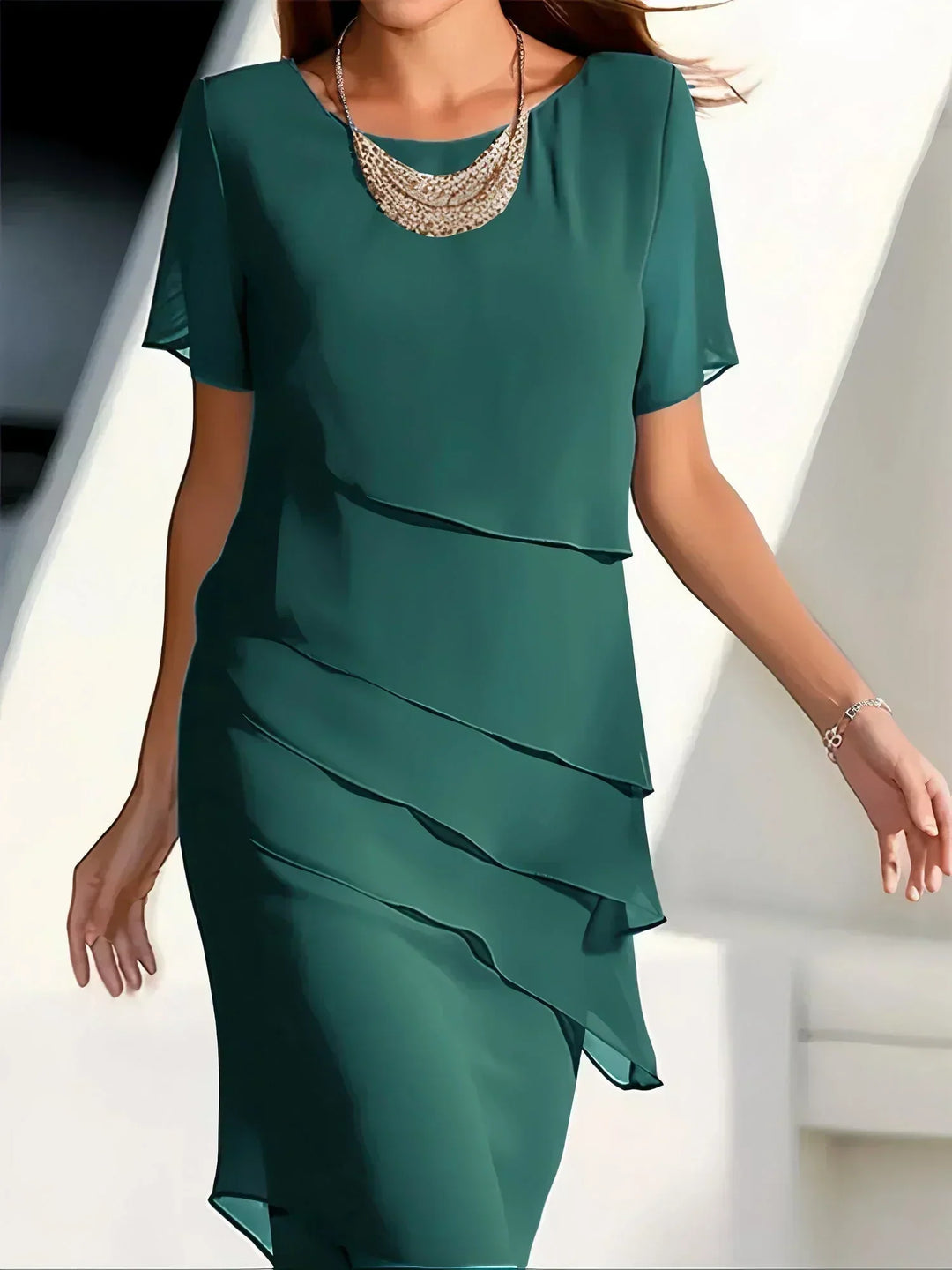 Dress Women Layered Elegant – Party