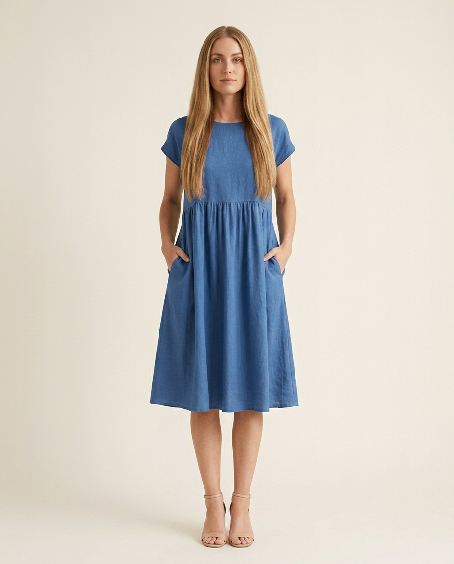 Dress Women Flowing Viscose – Office