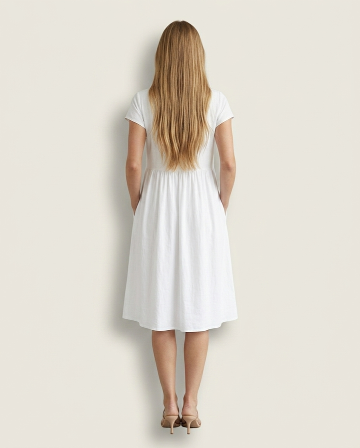 Dress Women Flowing Viscose – Office