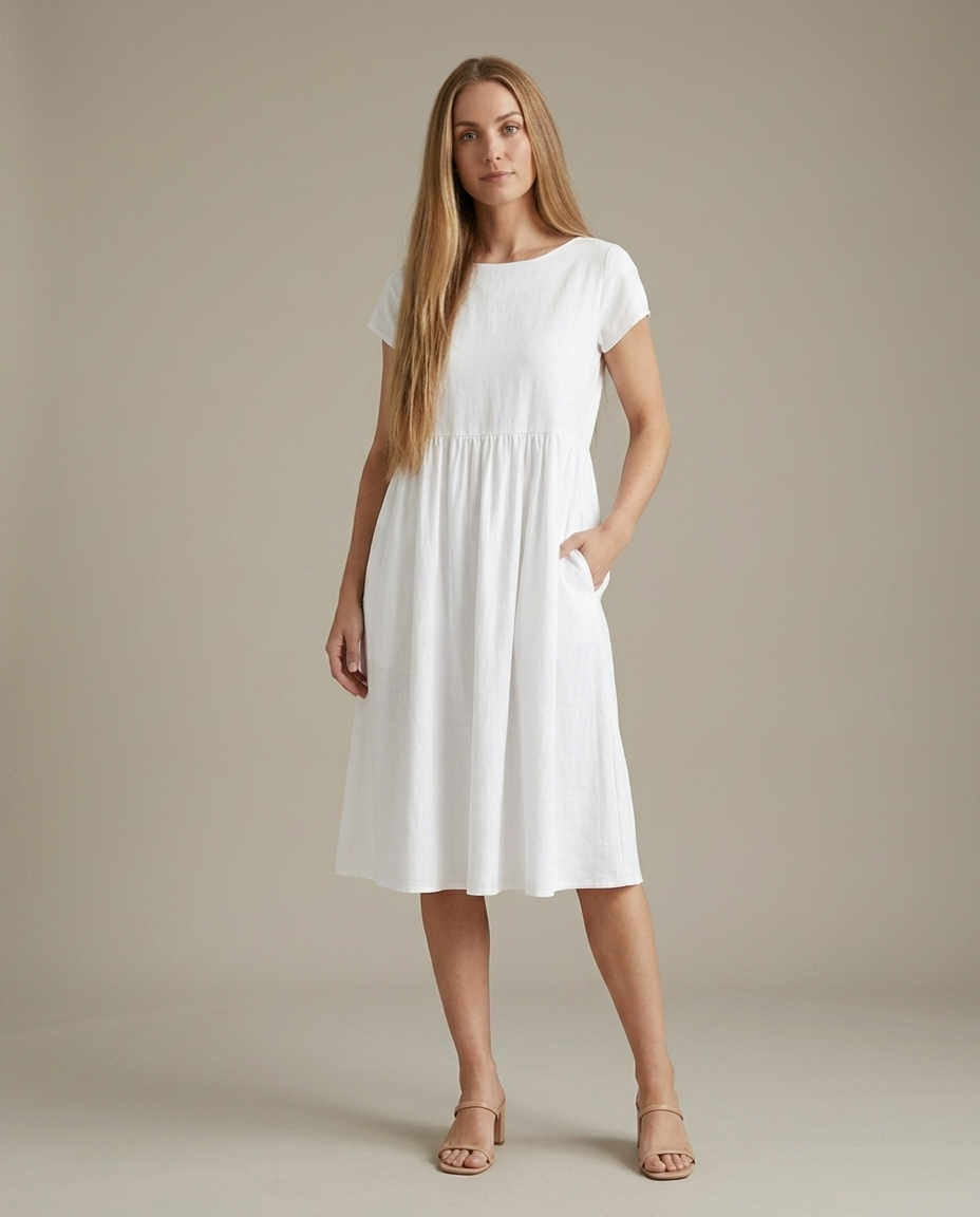 Dress Women Flowing Viscose – Office