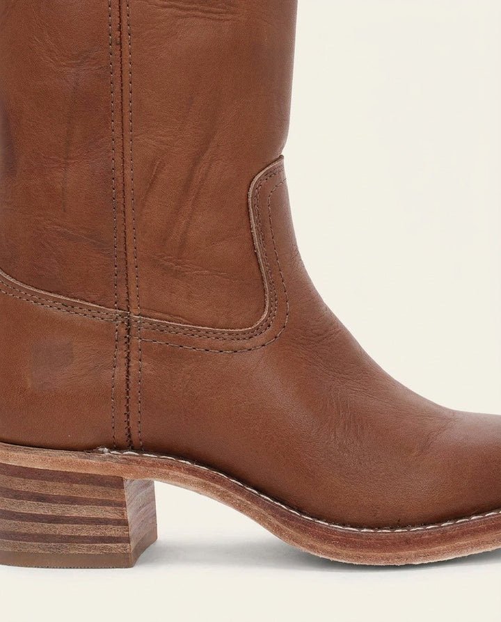Boots Women Knee-High Low Block Heel – Casual