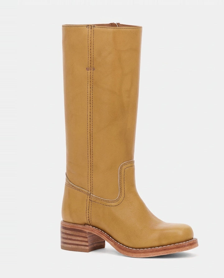 Boots Women Knee-High Low Block Heel – Casual