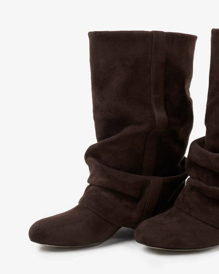 Boots Women Slouchy Knee-High Faux Leather – Casual
