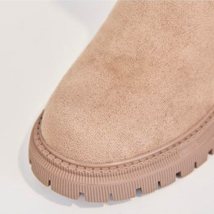 Boots Women Warm Lined Suede Look – Winter