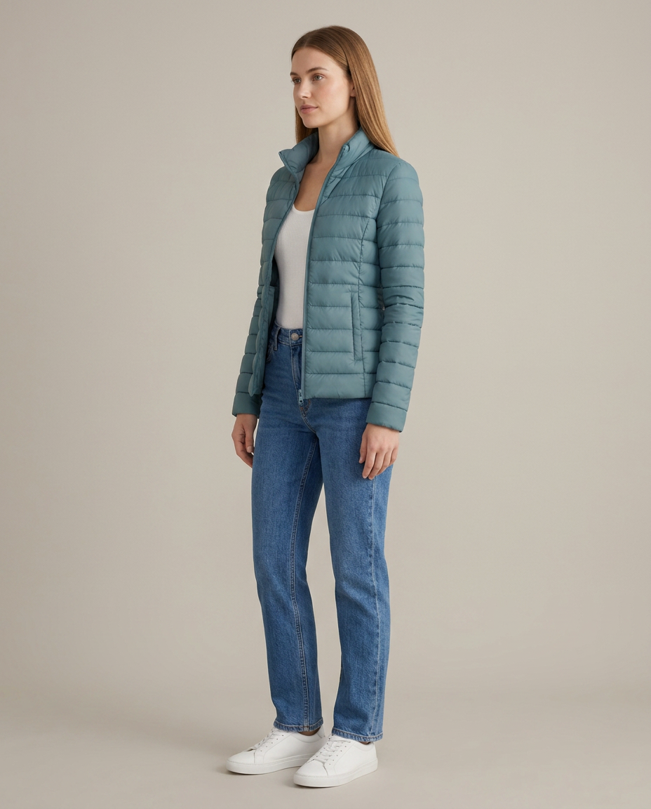 Jacket Women Slim Fit Lightweight Puffer – Winter