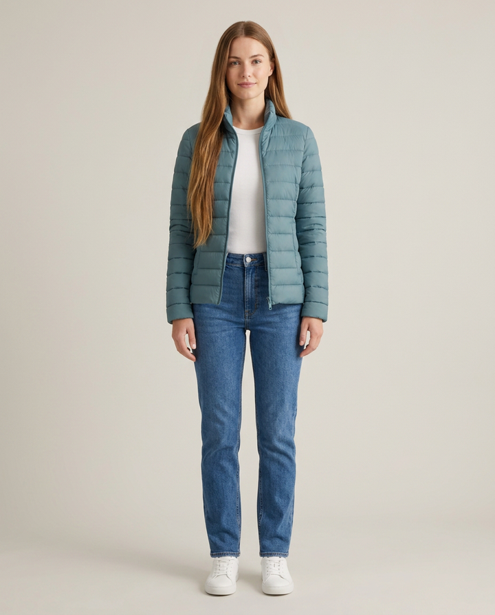 Jacket Women Slim Fit Lightweight Puffer – Winter