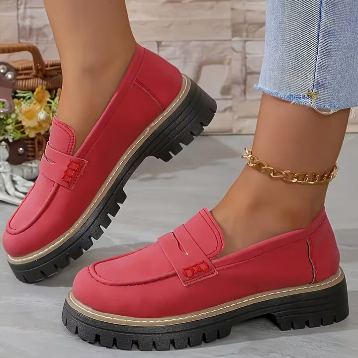 Shoes Women Slip-On Loafers Robust Sole – Casual