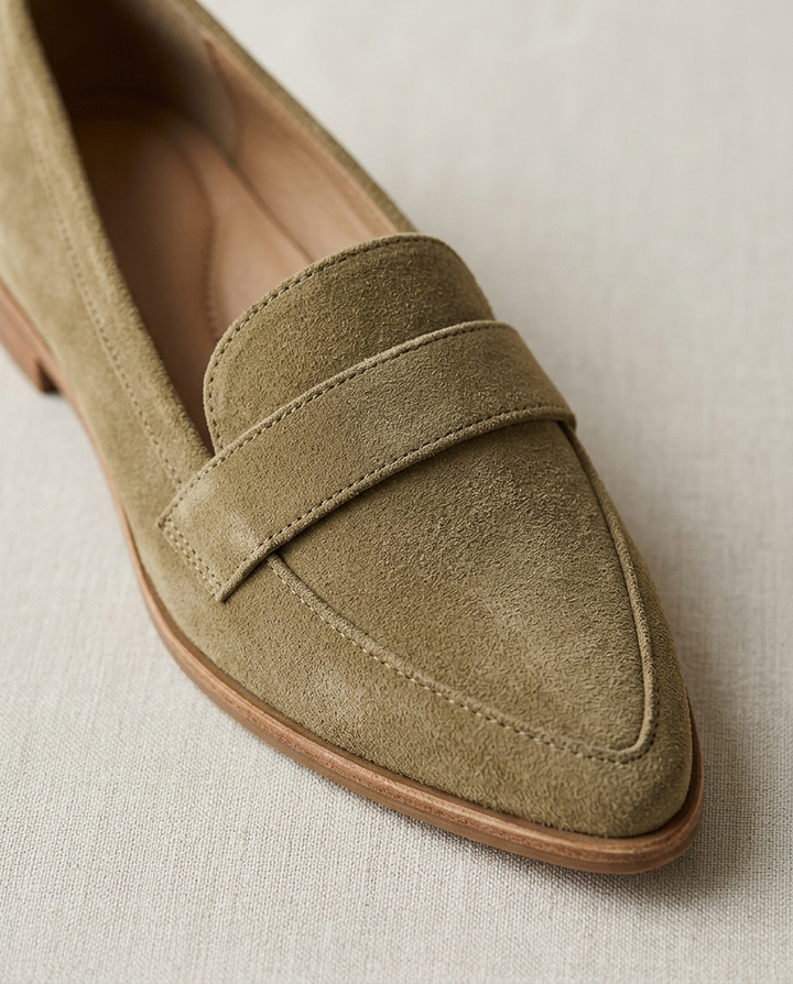 Shoes Women Suede Loafers with Insole – Casual