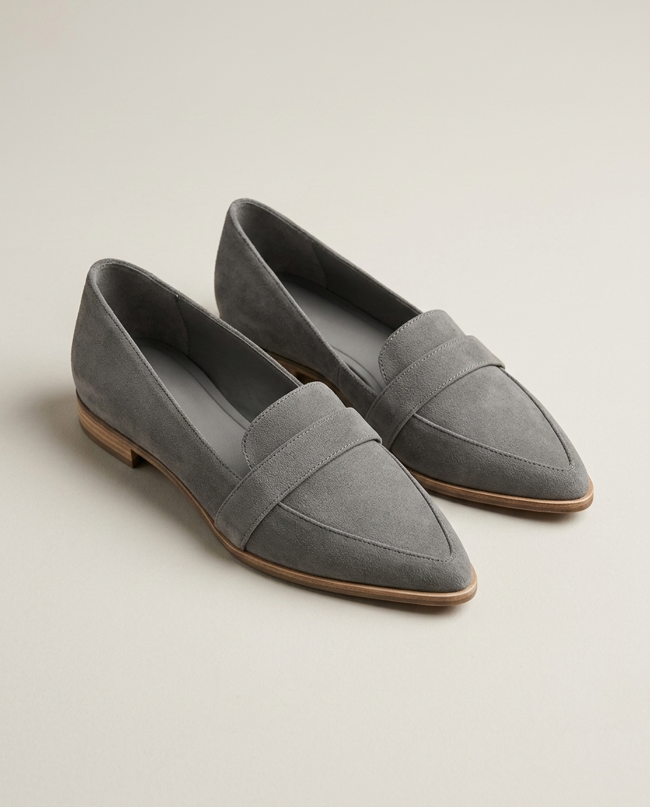 Shoes Women Suede Loafers with Insole – Casual