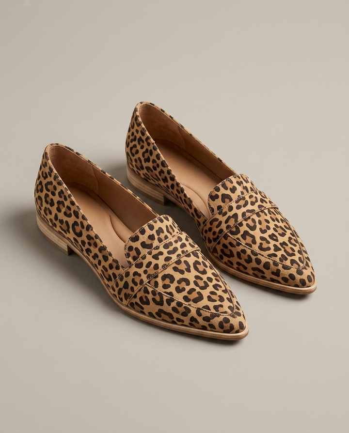 Shoes Women Suede Loafers with Insole – Casual
