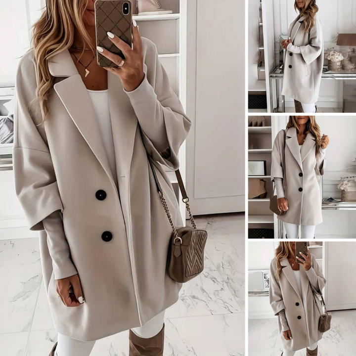 Coat Women Elegant Mid-Length – Winter