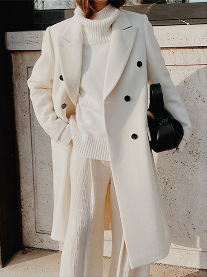 Coat Women Long Wool Belted – Winter