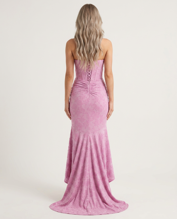 Dress Women Corset Bodice Asymmetric Hem – Party
