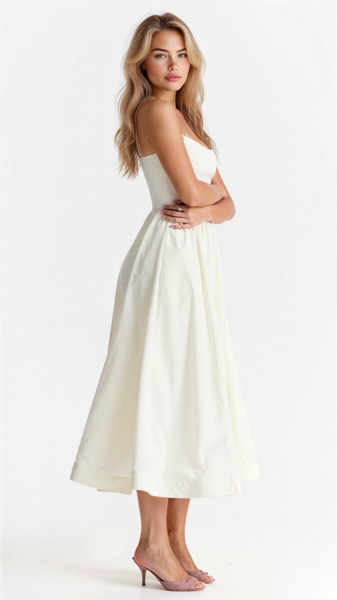 Dress Women Maxi Sleeveless Flowing – Summer
