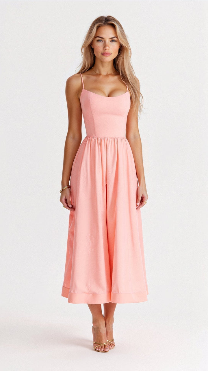 Dress Women Maxi Sleeveless Flowing – Summer