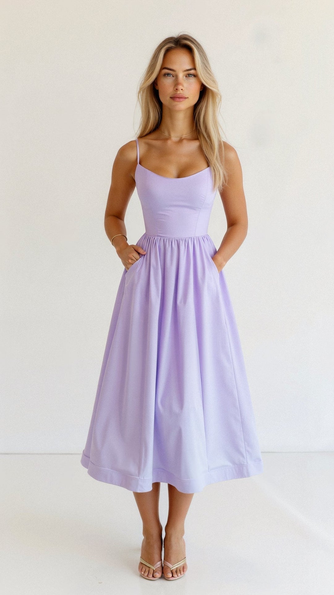 Dress Women Maxi Sleeveless Flowing – Summer