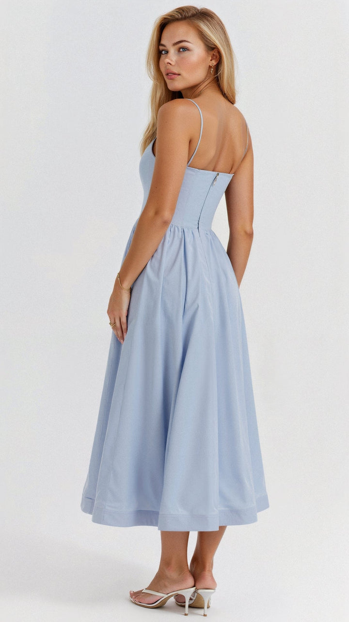 Dress Women Maxi Sleeveless Flowing – Summer