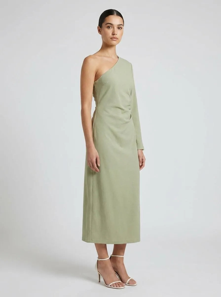 Dress Women One-Shoulder Maxi – Wedding