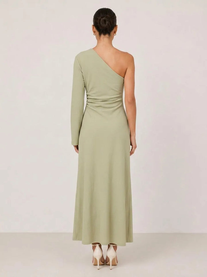 Dress Women One-Shoulder Maxi – Wedding