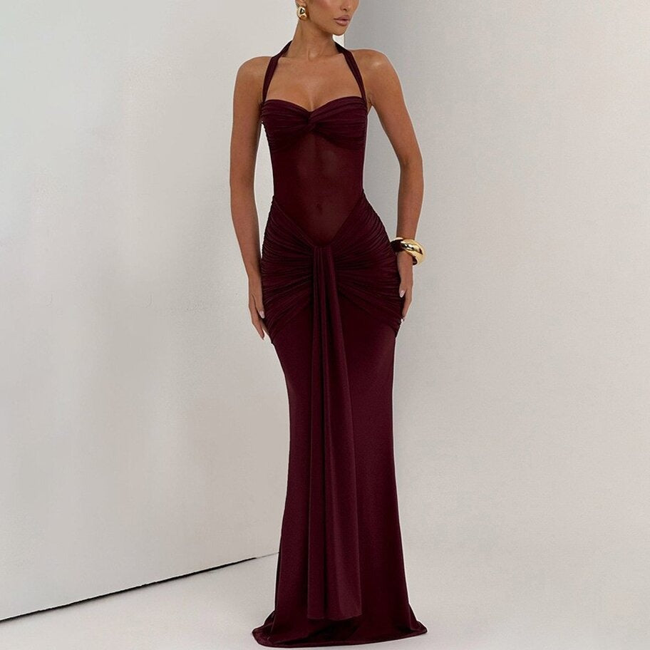 Dress Women Flowing Maxi Sleeveless – Summer