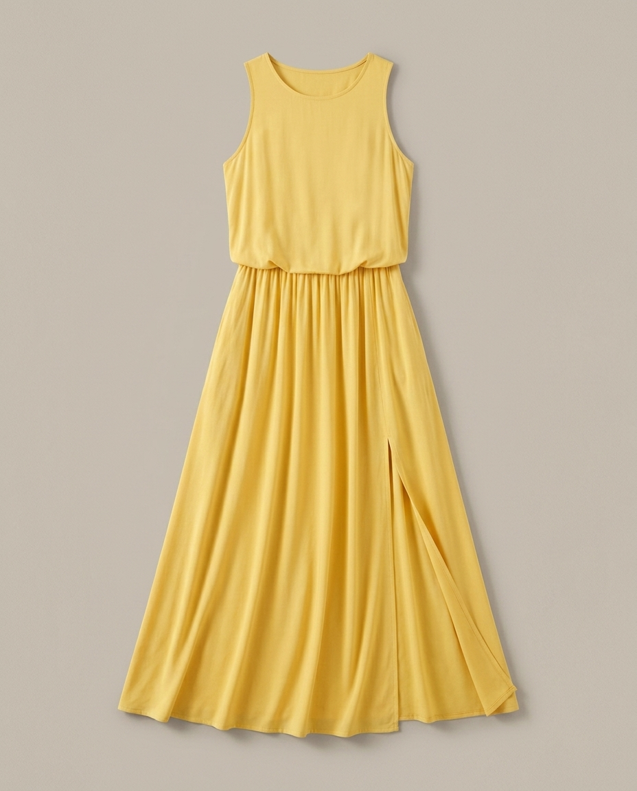 Dress Women Boho Viscose Maxi Sleeveless – Summer
