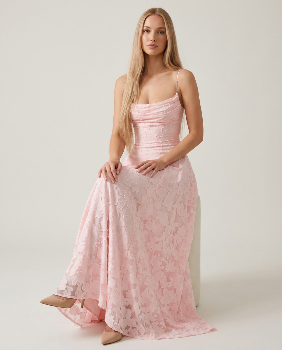 Dress Women Floral Print Maxi – Party