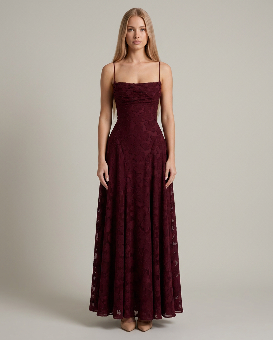 Dress Women Floral Print Maxi – Party