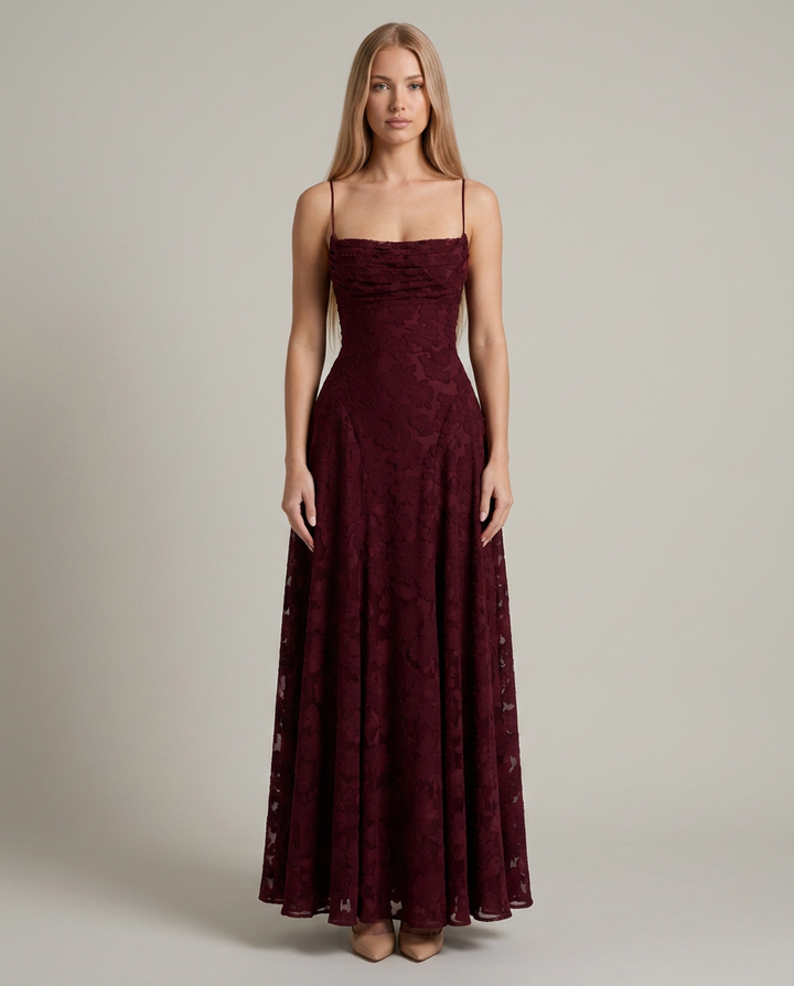 Dress Women Floral Print Maxi – Party