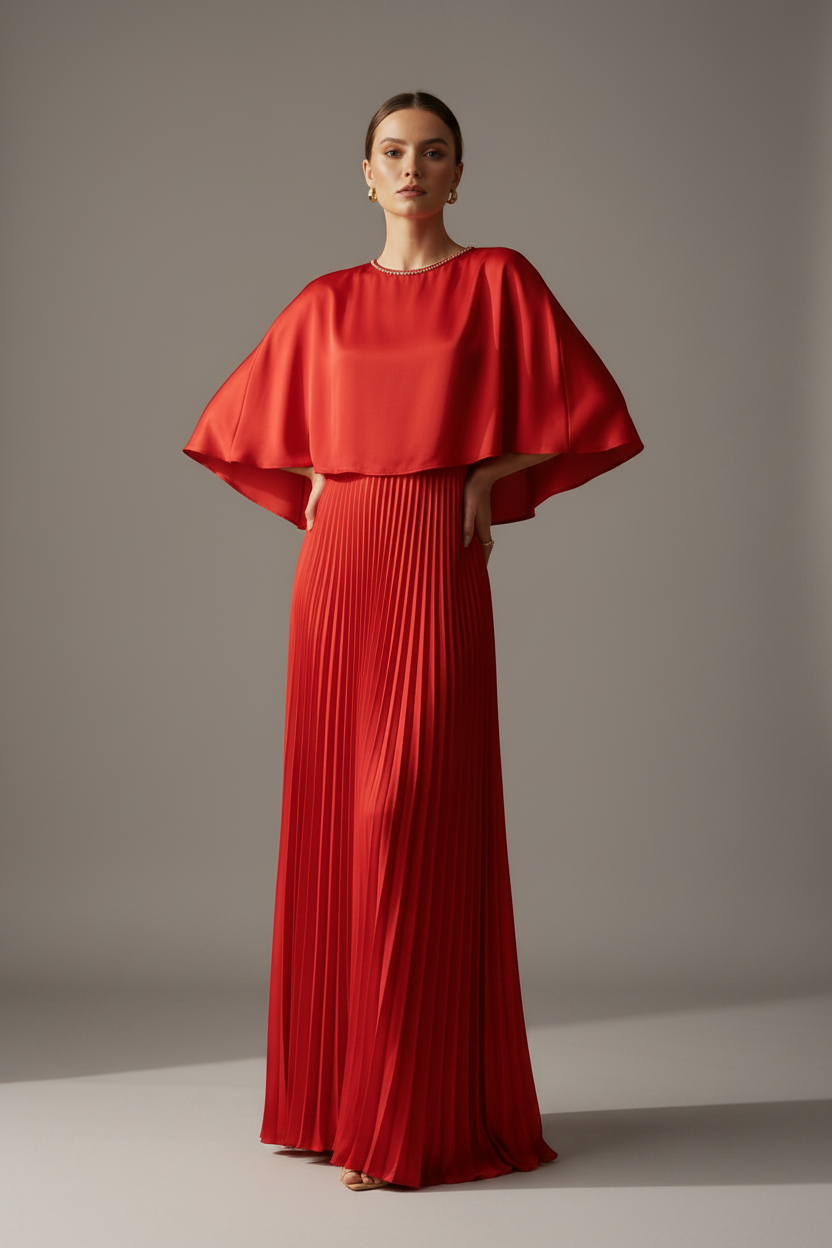 Dress Women Maxi Batwing Sleeve Casual – Casual