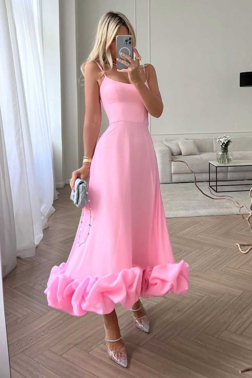 Dress Women Flowing Maxi Light Fabric – Party