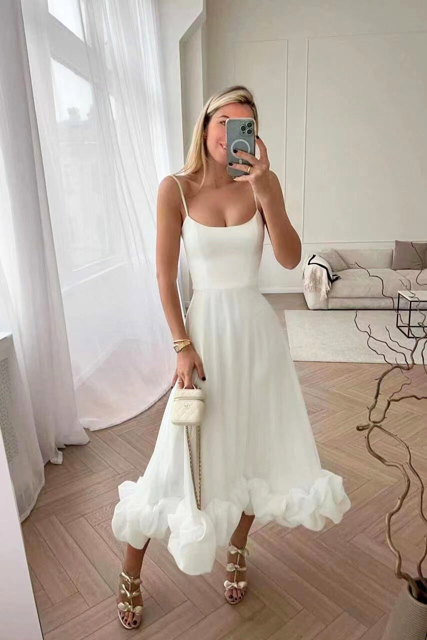 Dress Women Flowing Maxi Light Fabric – Party