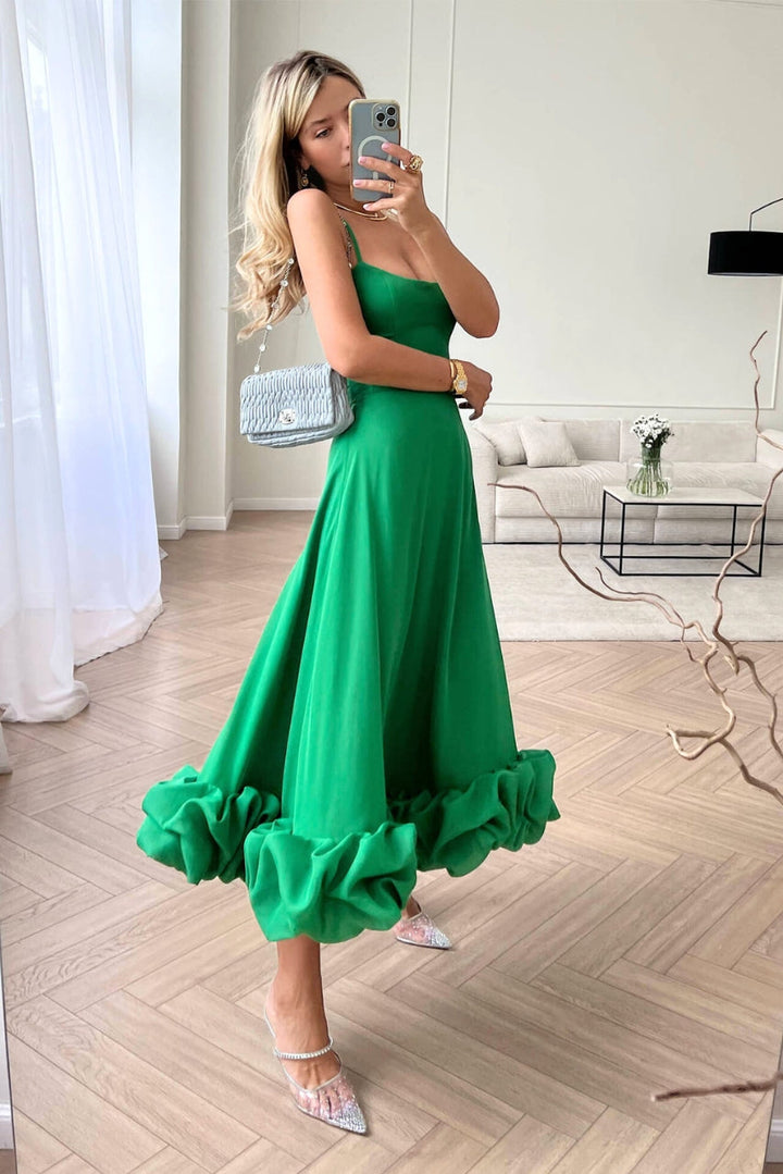 Dress Women Flowing Maxi Light Fabric – Party