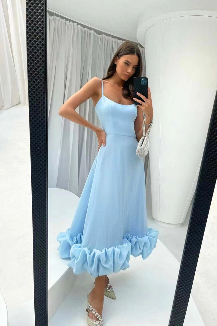 Dress Women Flowing Maxi Light Fabric – Party