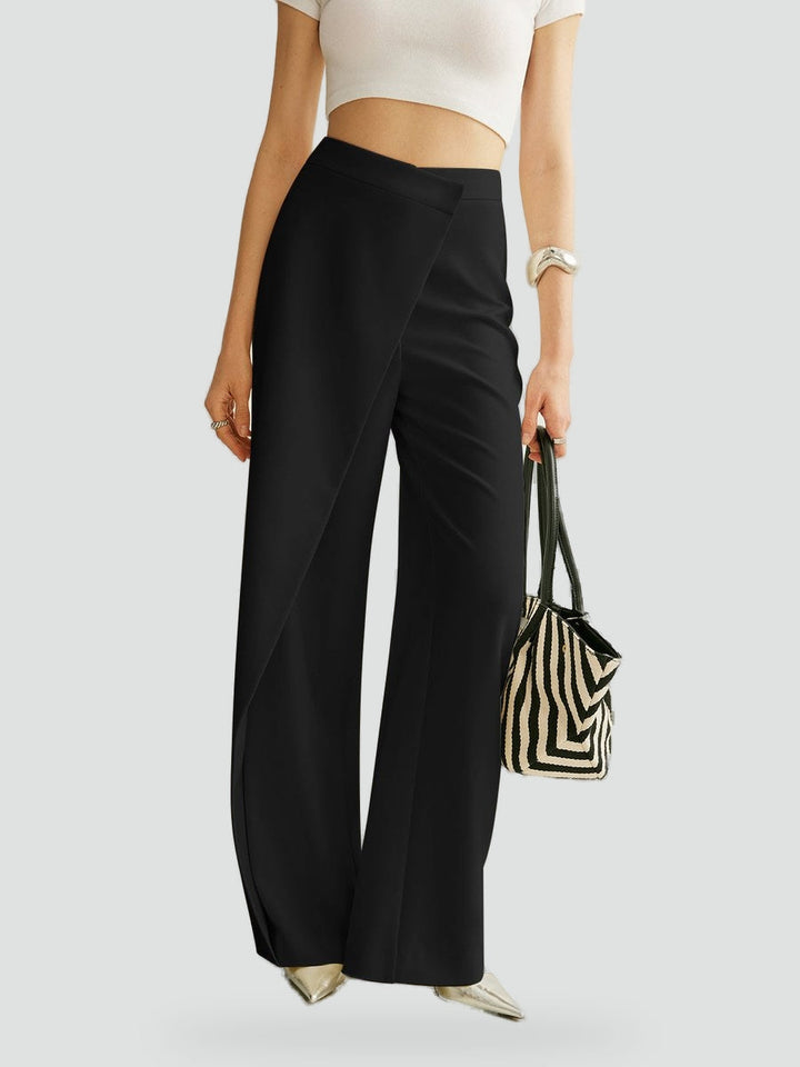 Trousers Women Asymmetrical Wide Leg – Office