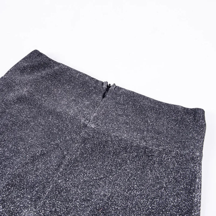Trousers Women Flared Glitter High Waist – Party