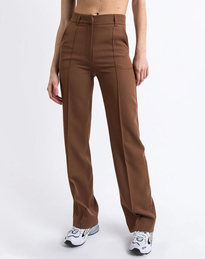 Trousers Women High Waist Straight Leg – Office