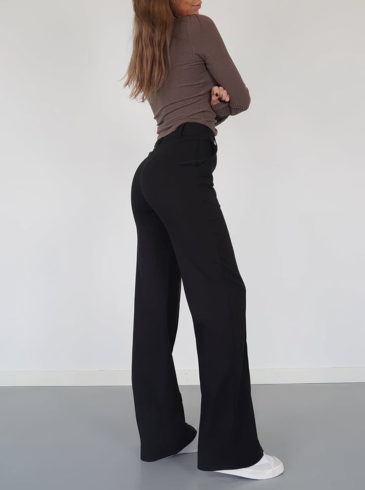 Trousers Women High Waist Straight Leg – Office